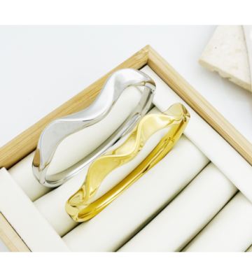 Pulseras brazaletes acero...