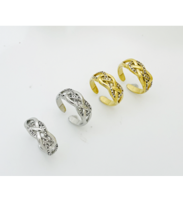 Anillos Sortijas acero...