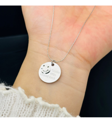 Collares acero Plateado...
