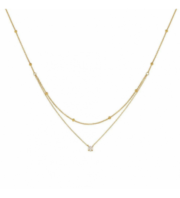Collares acero Dorado...