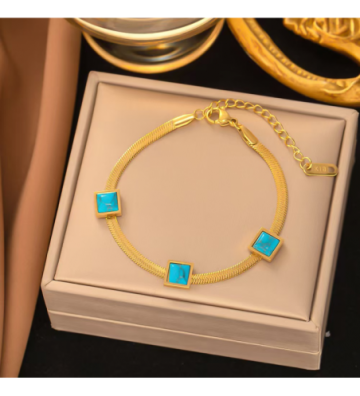 Pulseras brazaletes acero...