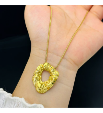 Collares acero Dorado...