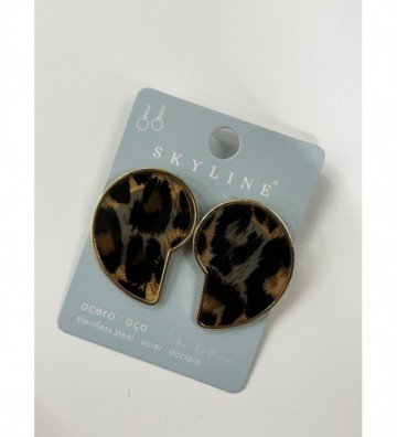 Pendientes acero animal...