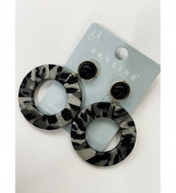 Pendientes acero animal...