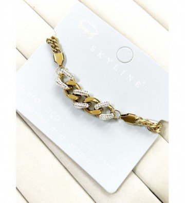 Pulseras brazaletes acero...