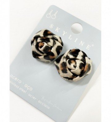 Pendientes acero animal...