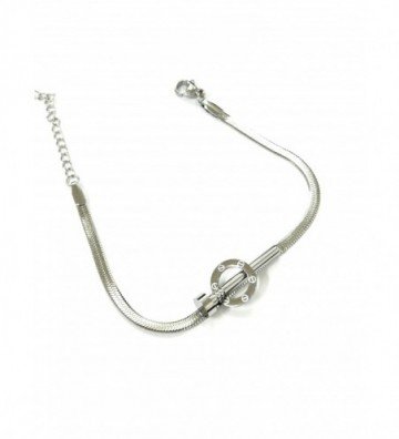 Pulseras brazaletes acero...