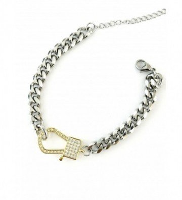 Pulseras brazaletes acero...