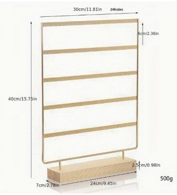 Expositor 30x7x40 dorado 2108