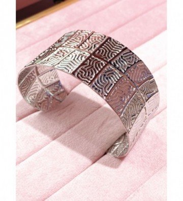 Pulseras brazaletes acero...