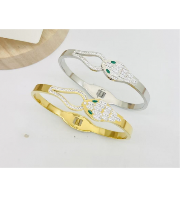 Pulseras brazaletes acero...