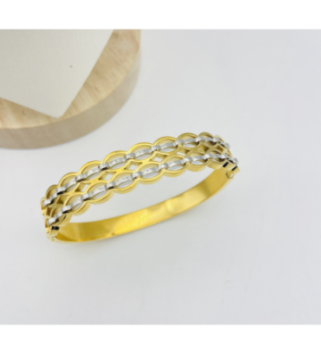 Pulseras brazaletes acero...