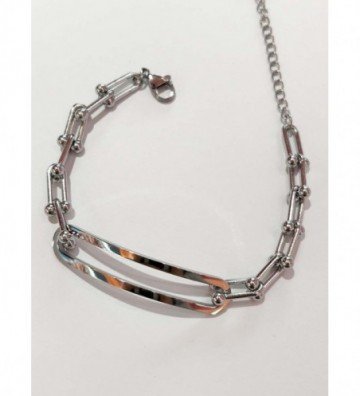 Pulseras brazaletes acero...