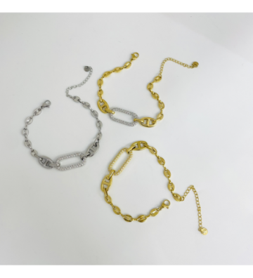 Pulseras brazaletes acero...