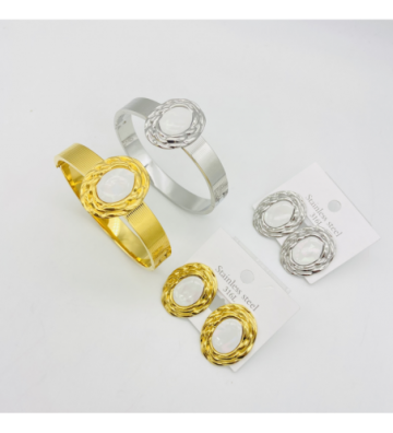 Pulseras brazaletes acero...
