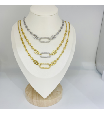 Collares acero Mixcolor...