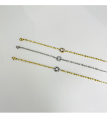 Pulseras brazaletes acero...