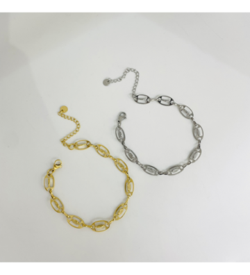 Pulseras brazaletes acero...