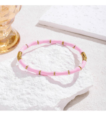 Pulseras brazaletes acero...