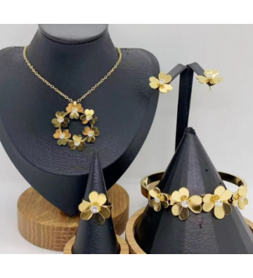 Collares acero Dorado...
