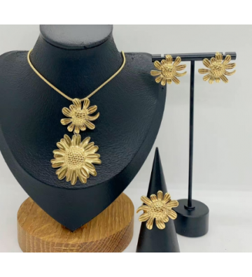 Collares acero Dorado...