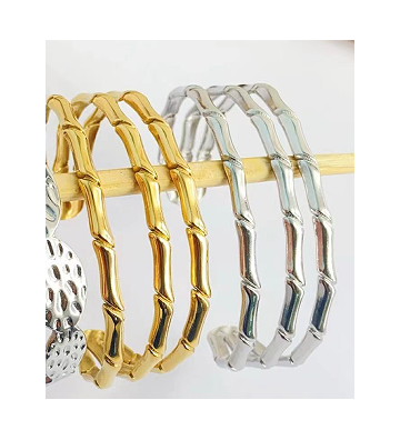 Pulseras brazaletes acero...