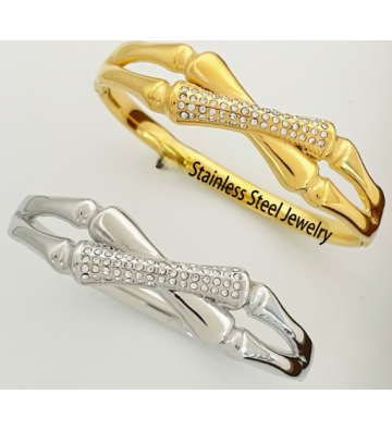 Pulseras brazaletes acero...
