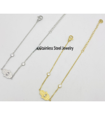 Pulseras brazaletes acero...