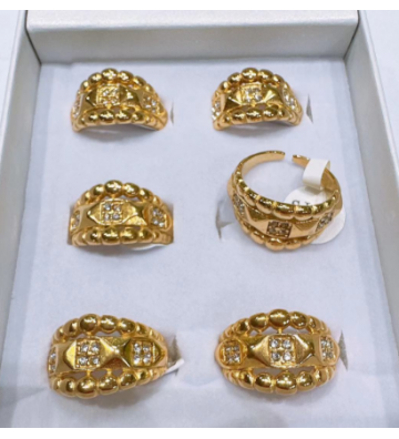 Anillos Sortijas acero...