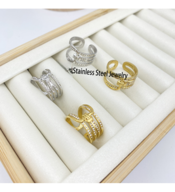 Anillos Sortijas acero...