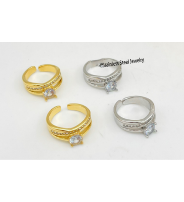 Anillos Sortijas acero...