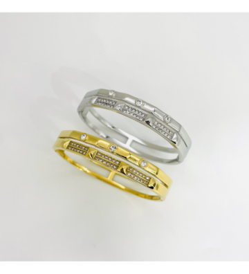 Pulseras brazaletes acero...