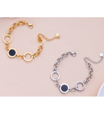 Pulseras brazaletes acero...