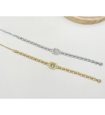 Pulseras brazaletes acero...