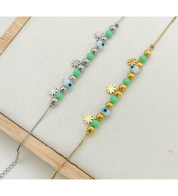 Pulseras brazaletes acero...