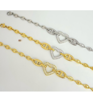 Pulseras brazaletes acero...