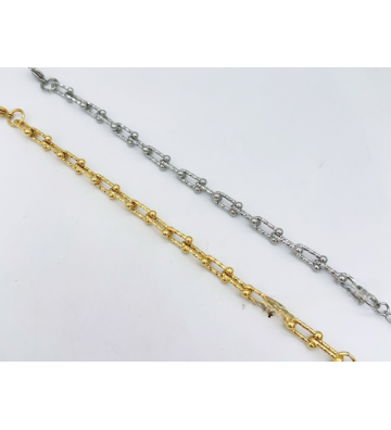 Pulseras brazaletes acero...