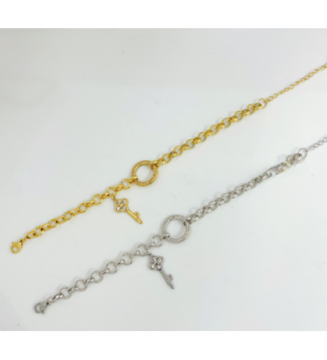 Pulseras brazaletes acero...