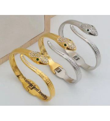 Pulseras brazaletes acero...
