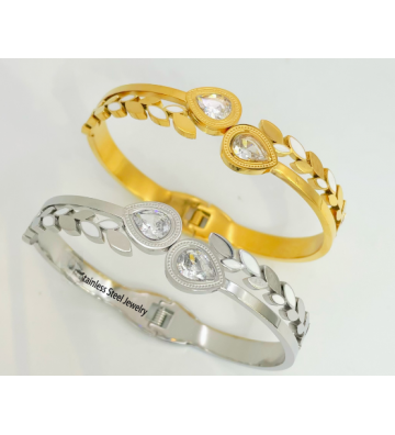 Pulseras brazaletes acero...