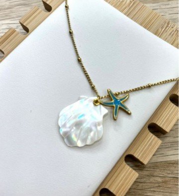 Collares acero Dorado...