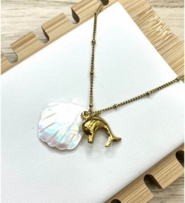 Collares acero Dorado...