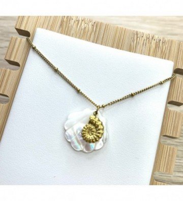 Collares acero Dorado...