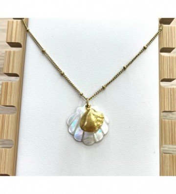 Collares acero Dorado...