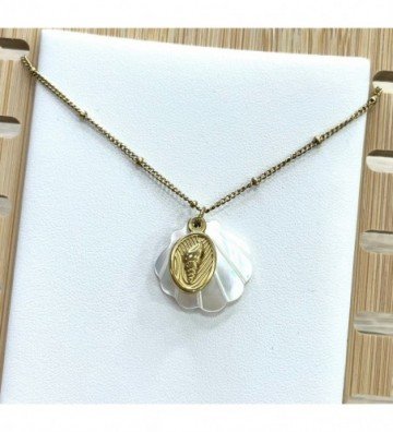 Collares acero Dorado...