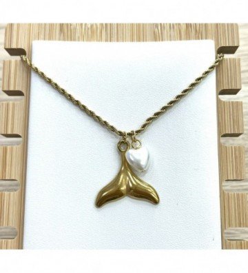 Collares acero Dorado...