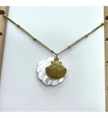 Collares acero Dorado...