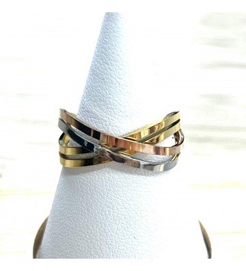 Anillos Sortijas acero mix...