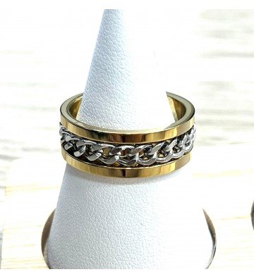 Anillos Sortijas acero mix...