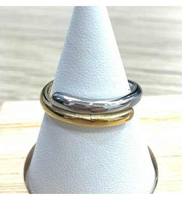Anillos Sortijas acero mix...